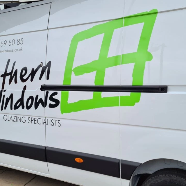 southern windows branding for company vehicle