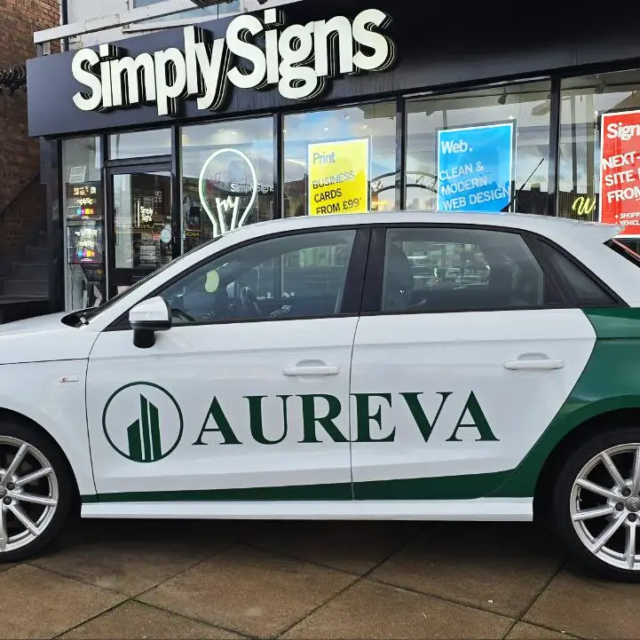 car partial wrap aureva car partial wrap to the back