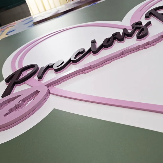 precious paws cnc cut sign