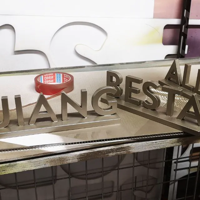 mujiang custom 3d metal letters