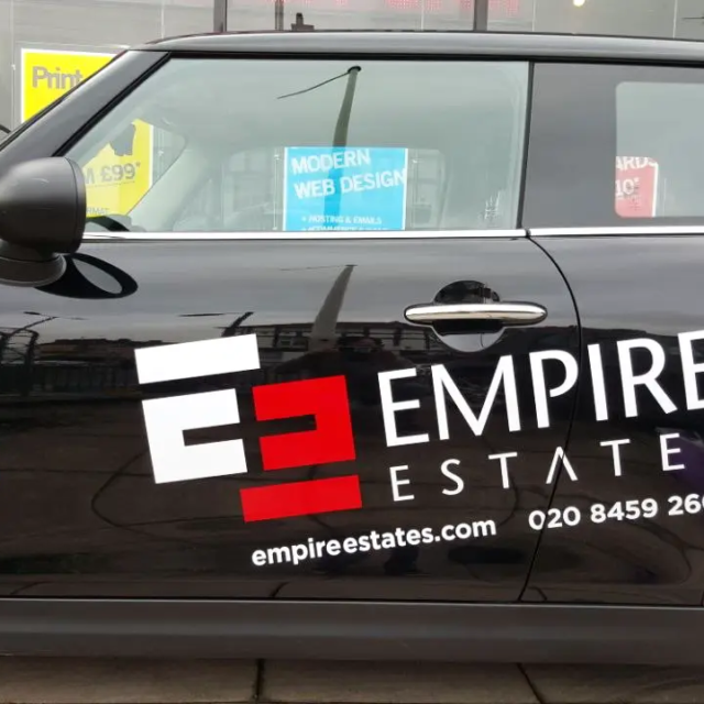 estate agent car livery empire estates car livery