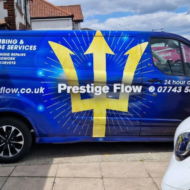 plumbing full van vinyl wrap