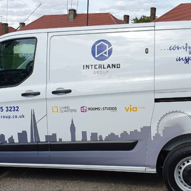 interland gradient van sign