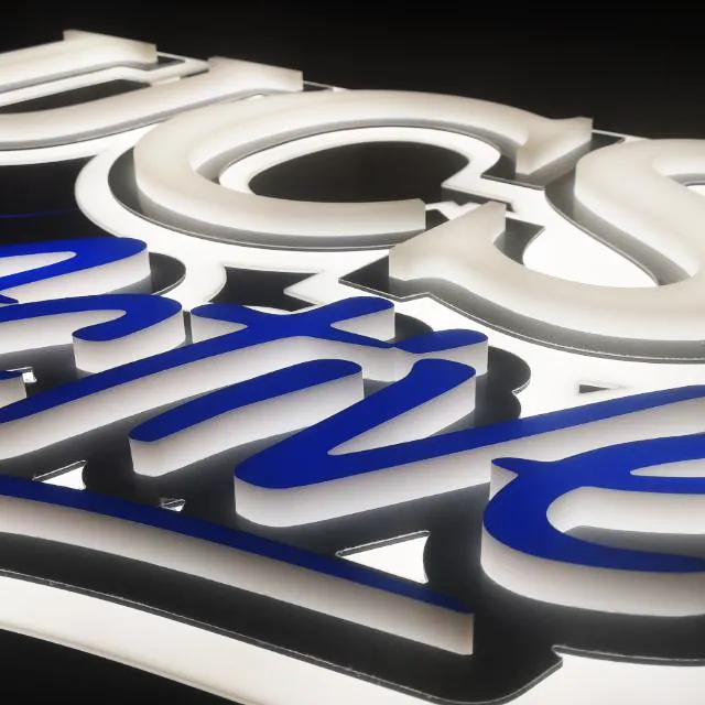 ucs active illuminated 3d logo signs