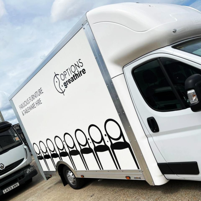 options greathire large furniture van signs