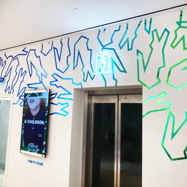 lobby signage