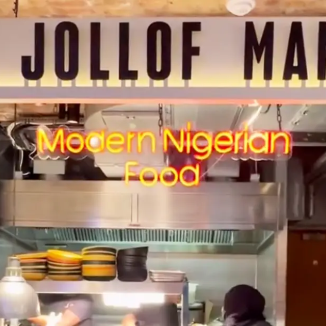 jollof mama nigerian food restaurant sign