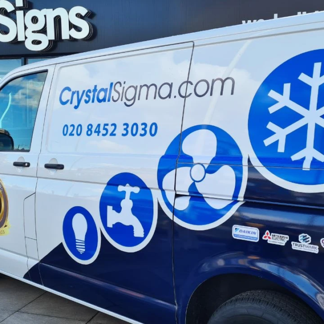 crystal sigma partial vinyl wrap