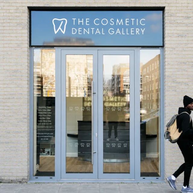 private dentist shop front sign the cosmetic dental gallery private dentist shop front sign