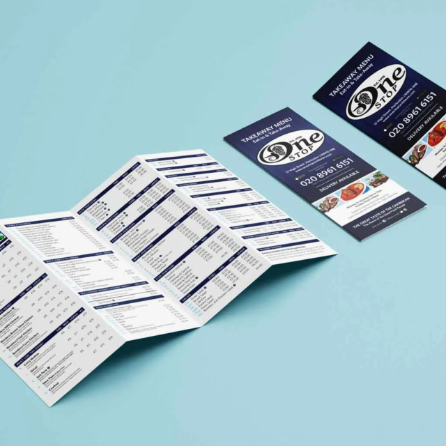 restaurant roll folded tri fold leaflets one stop restaurant roll folded tri fold leaflets
