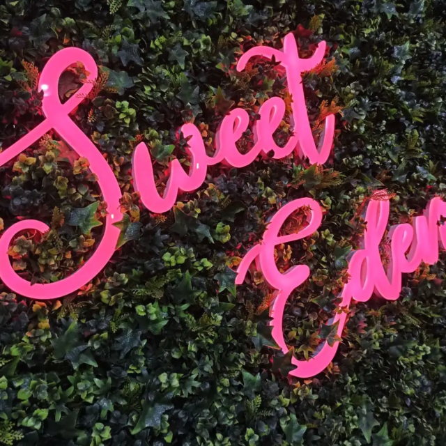 sweet eden restaurant signage for interiors