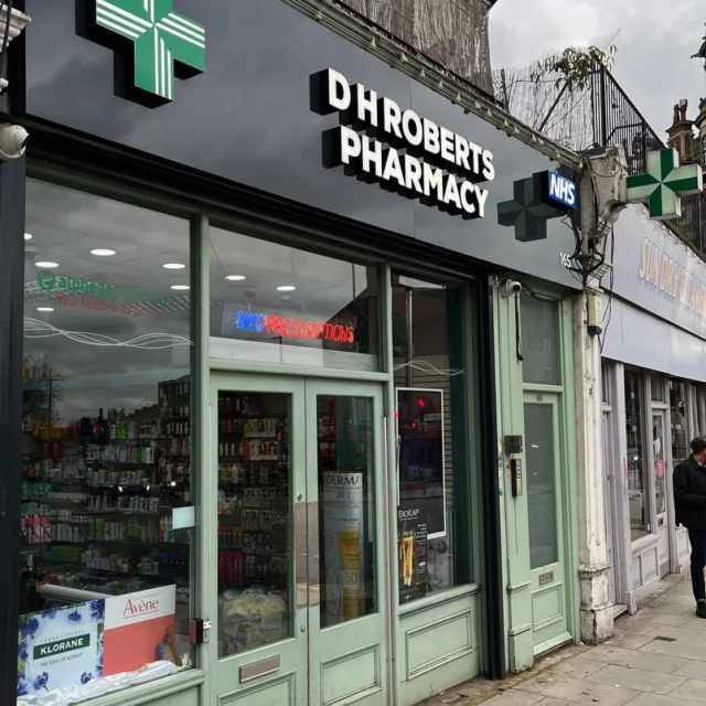 shop front sign for pharmacy d h roberts shop front sign for pharmacy