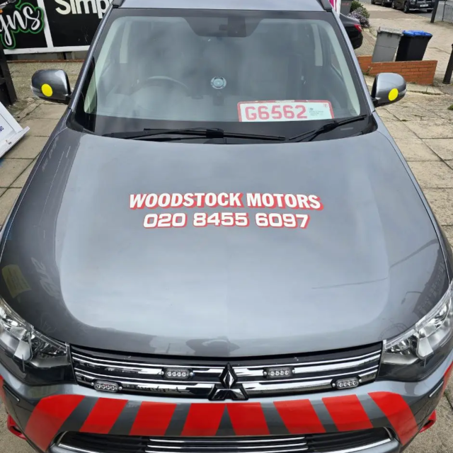 vinyl lettering for cars woodstock motors 3d effect vinyl lettering for cars