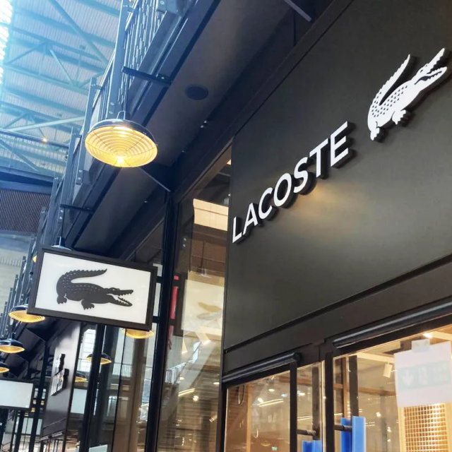 westfields illuminated signage lacoste westfields illuminated signage