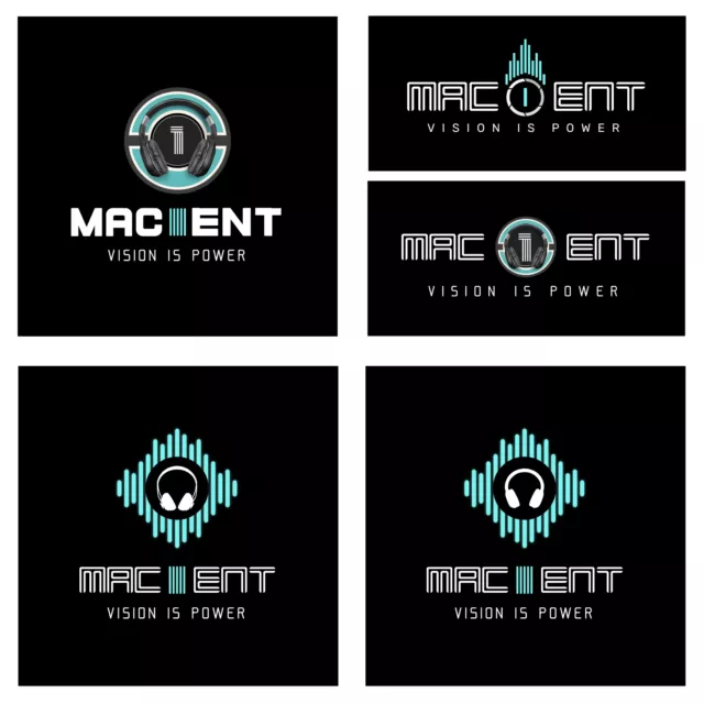 audio company logo graphic design mac ent audio company logo graphic design
