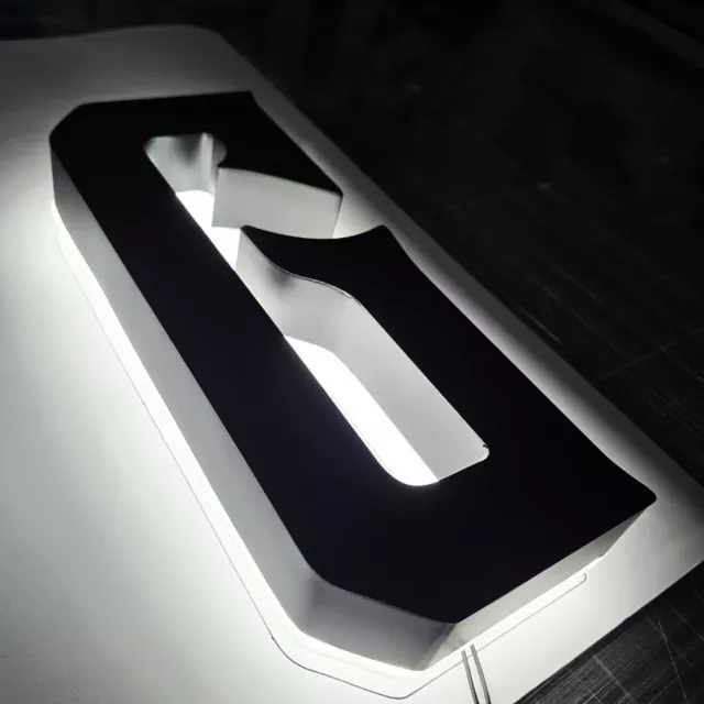 jugg gym backlit 3d letter for sign