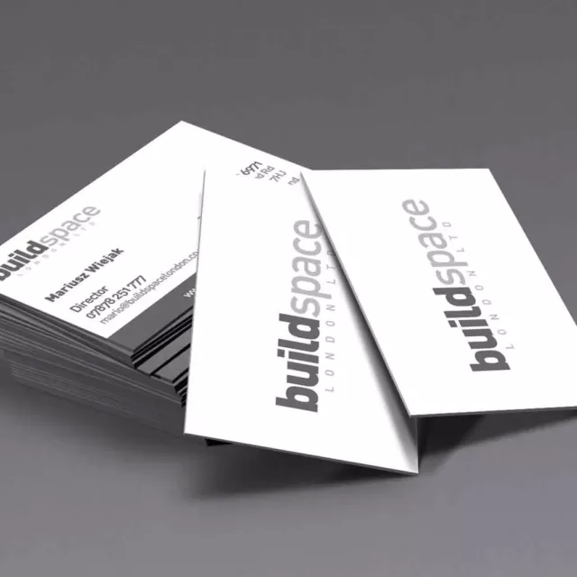 build space business cards printing