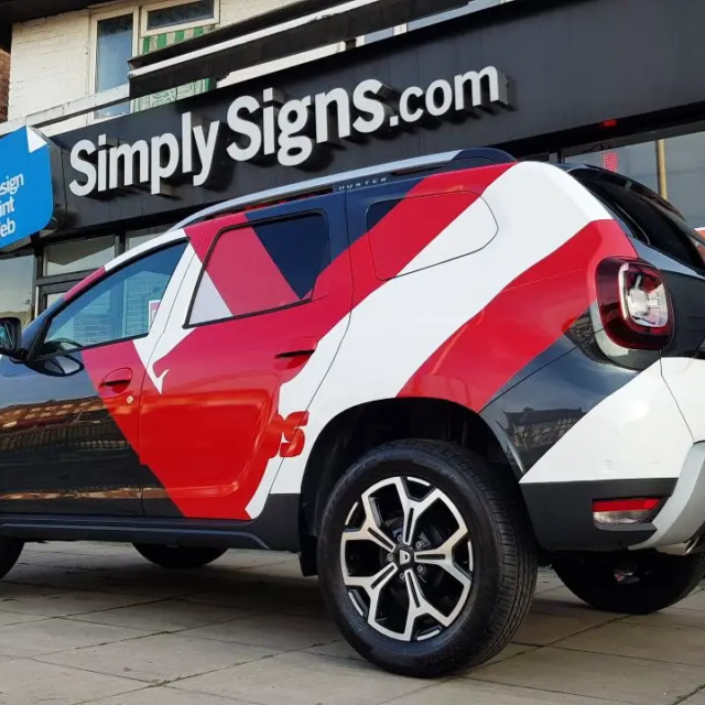 colour wraps for cars full colour wraps for cars red and white