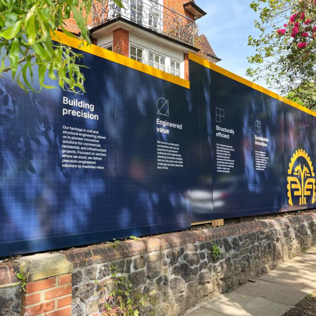 construction site hoarding for house construction site hoarding around house hampstead heath
