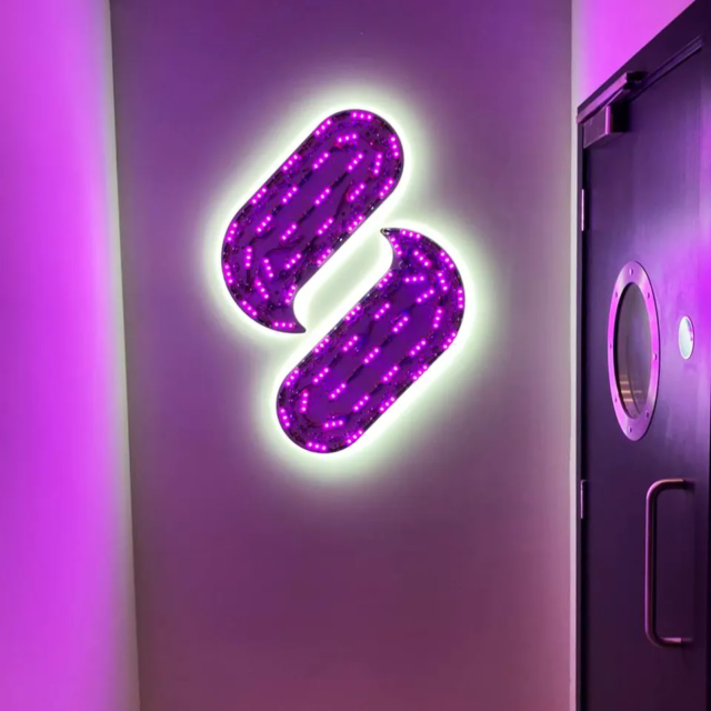 neon custom illuminated sign