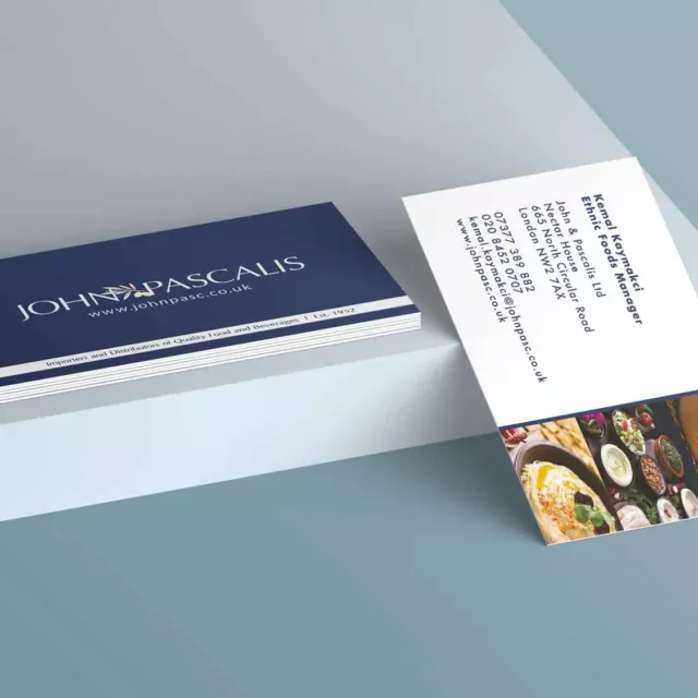 food import business cards john pascalis food import business cards