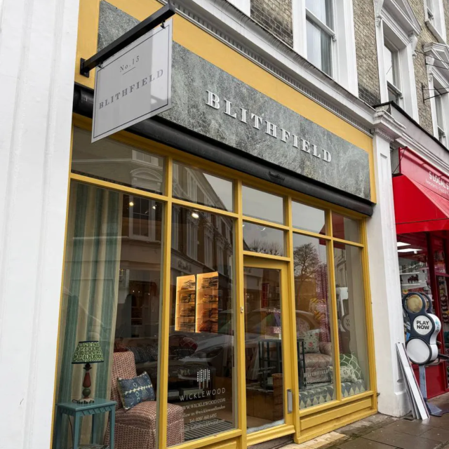 furniture shop front signage blithfield furniture shop front signage