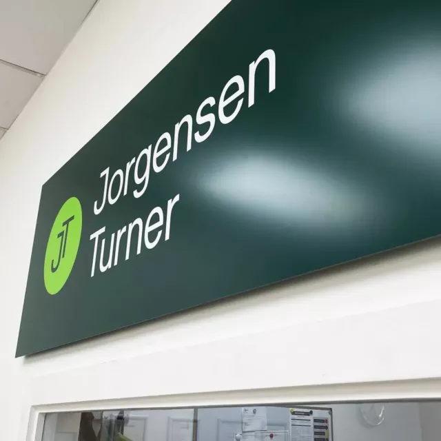 interior sign for estate agents joregensen turner interior sign for estate agents
