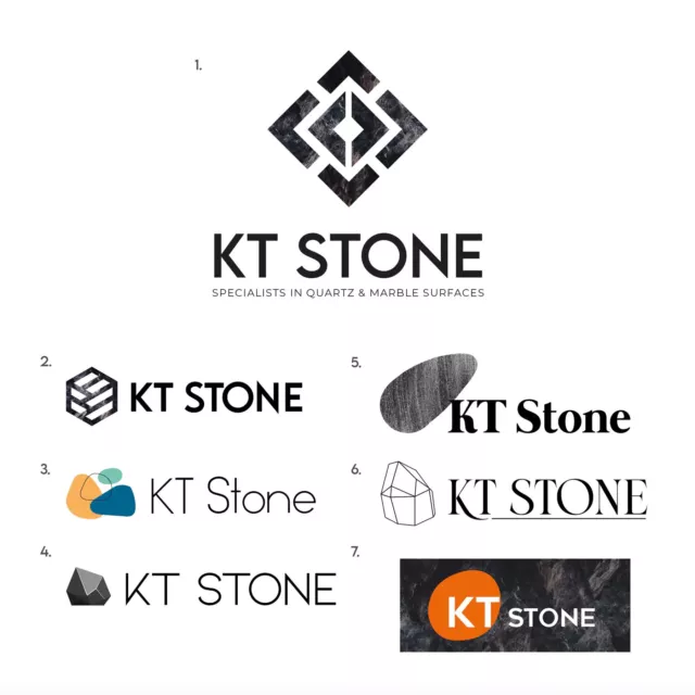 kitchen logo and branding kt stone kitchen logo and branding