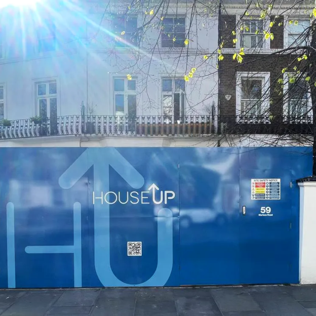 large construction hoarding print and installation house up large construction hoarding print and installation job