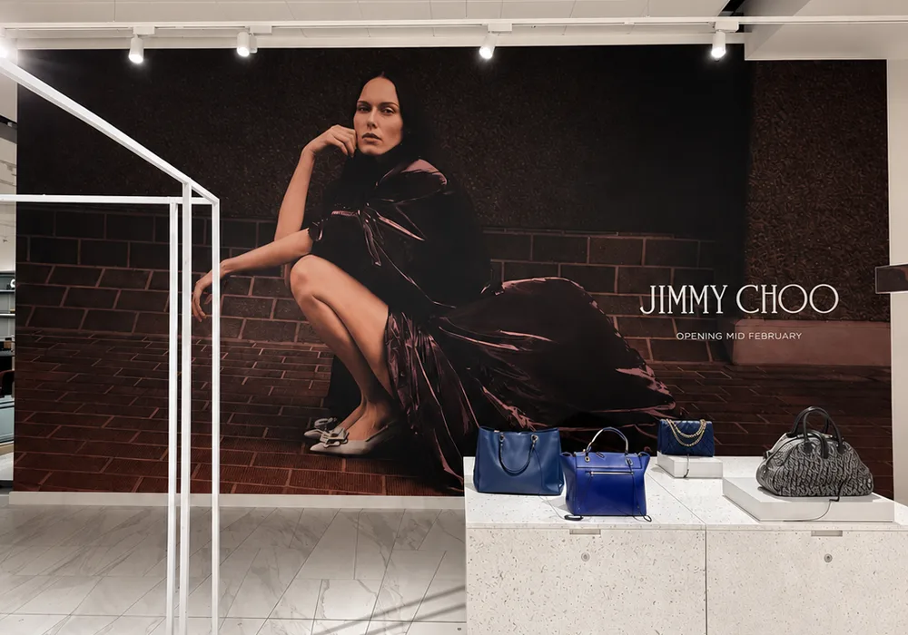 jimmy choo large format printing westfields