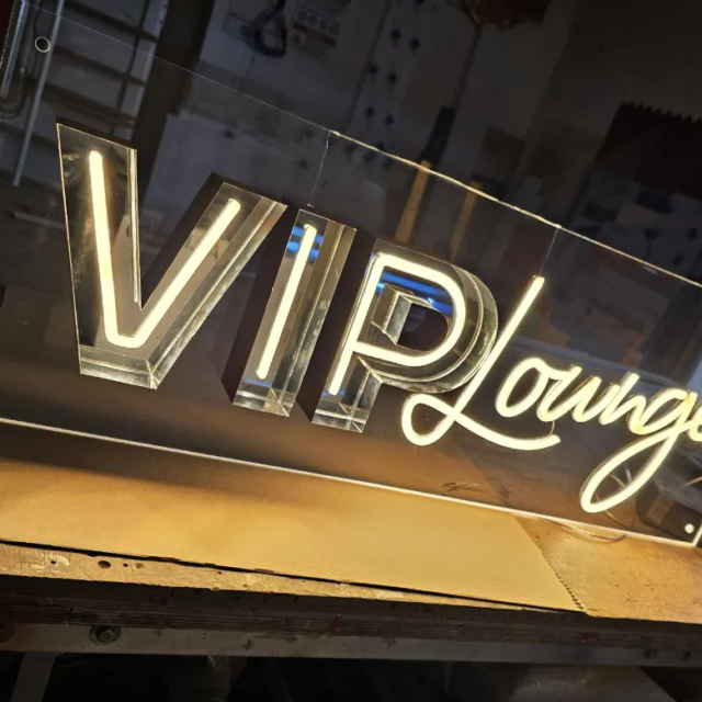 neon led signage vip lounge neon led signage