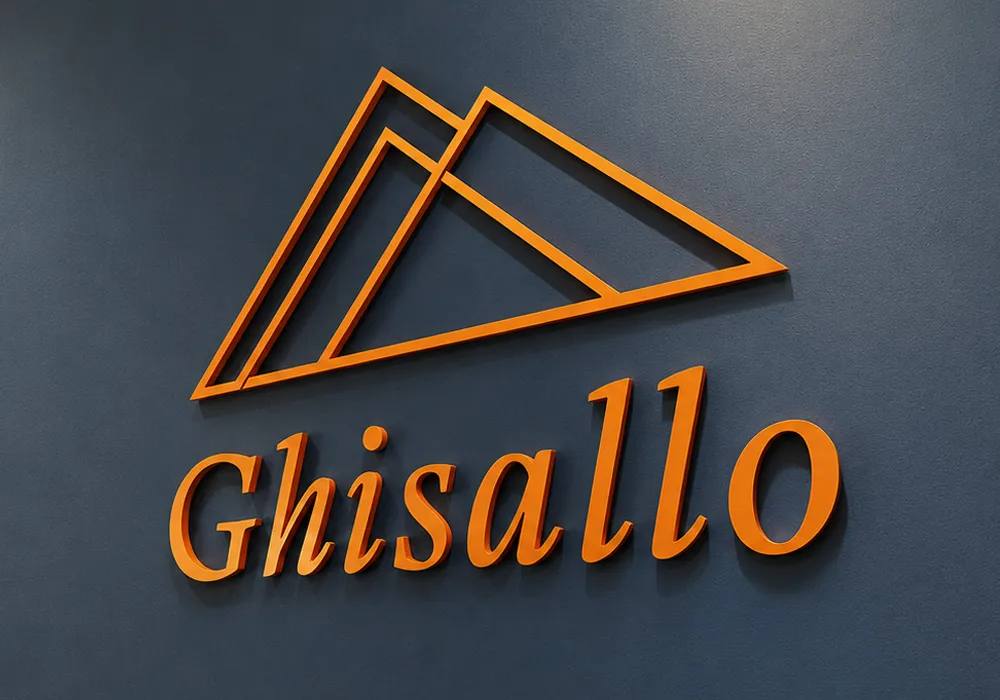ghisallo office reception signage