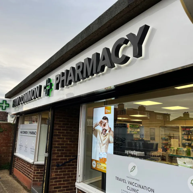 pharmacy sign fascia tray ham common pharmacy sign fascia tray