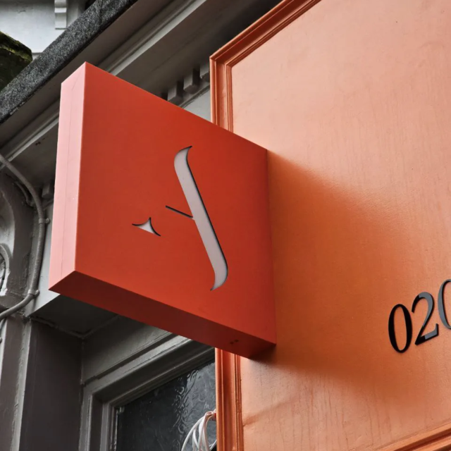alexander steer protruding sign for estate agent