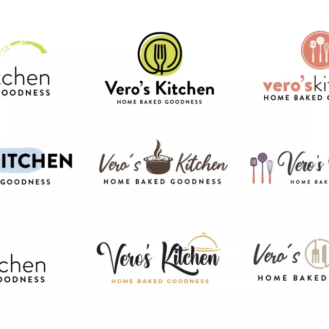 restaurant logo designing veros kitchen restaurant logo designing