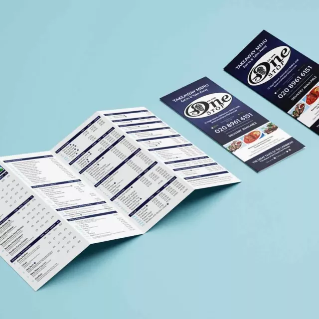 restaurant roll folded tri fold leaflets one stop restaurant roll folded tri fold leaflets