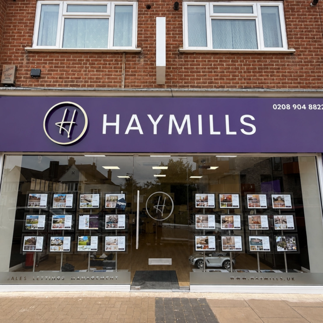shop front signage for estate agents haymills shop front signage for estate agents