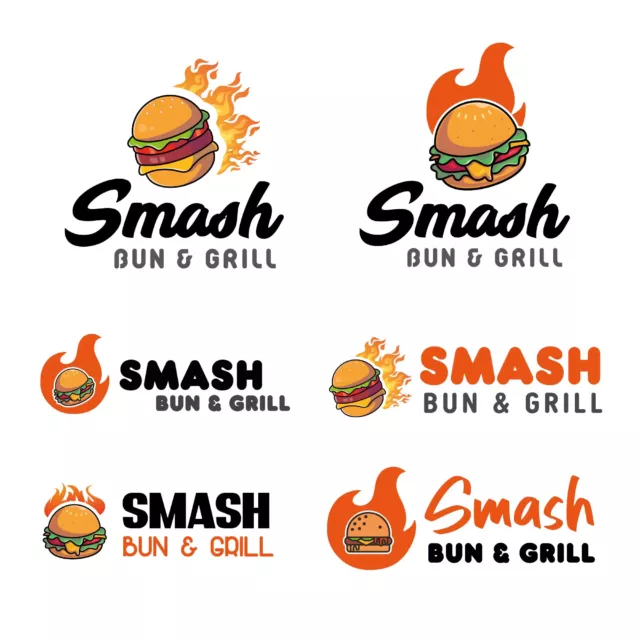 takeaway branding design services smash bun and grill takeaway branding design services