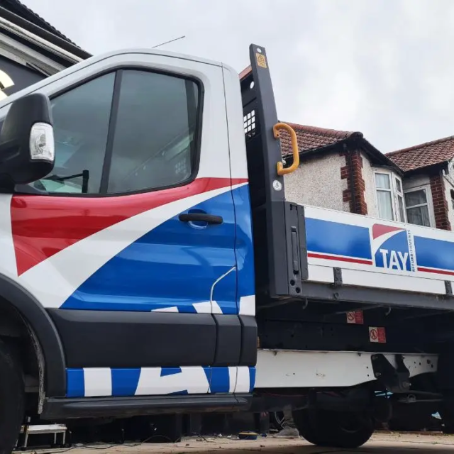 tay refurbishments tipper van vehicle livery